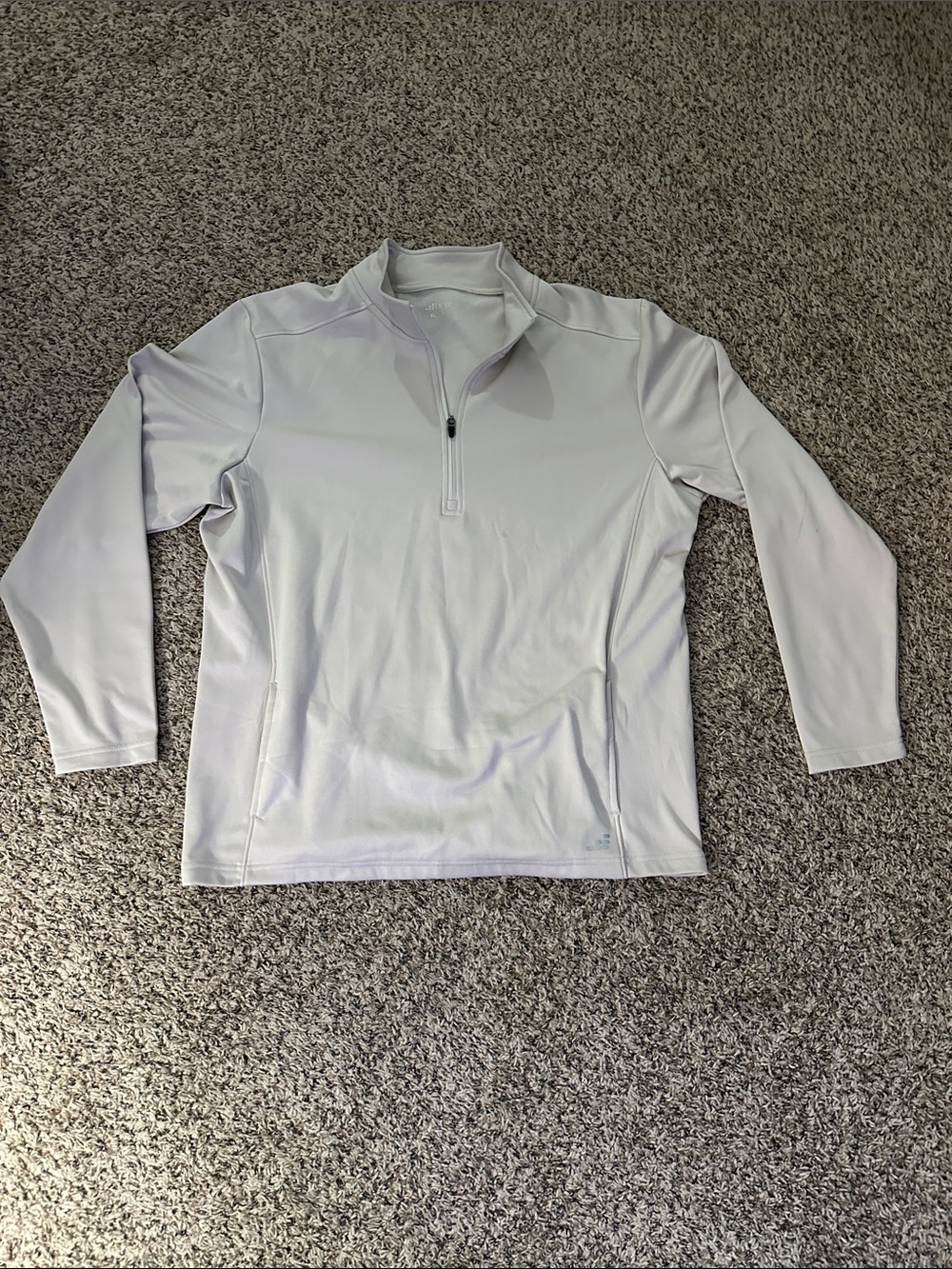Men's Quarter-Zip Performance Pullover Jacket - White